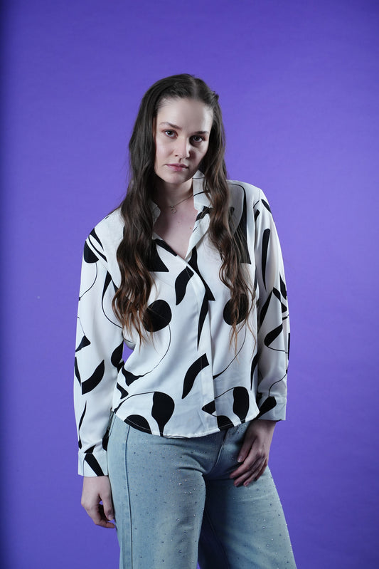 Canvas Chic Button-Up Shirt