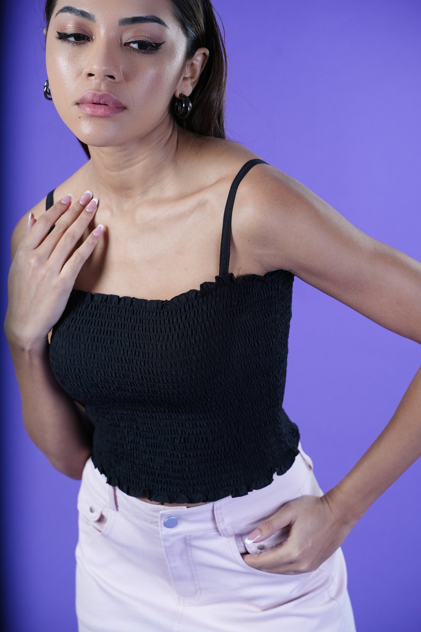 Moonshine Petal Aura Set - Shirt & Cami Duo