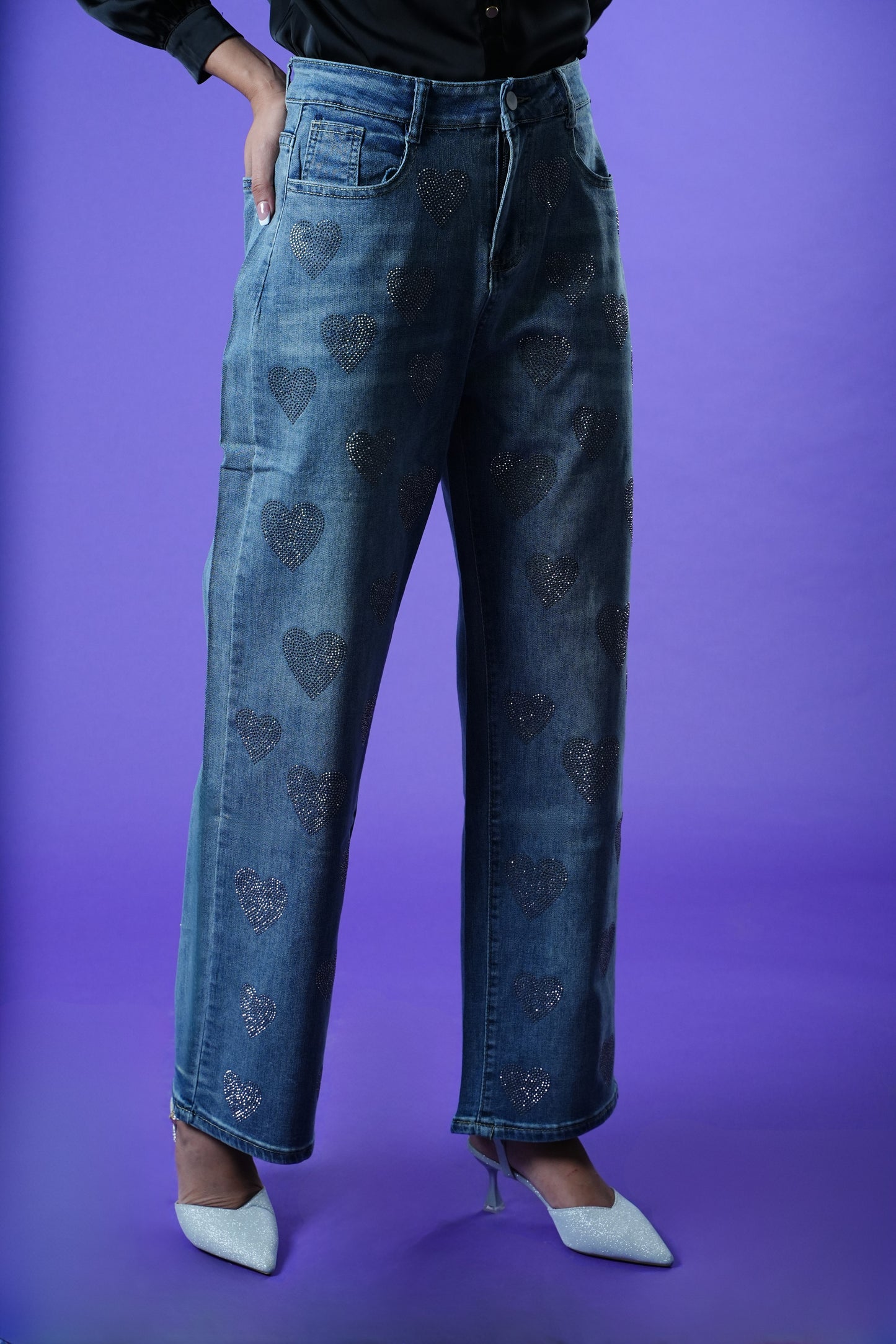 Twilight Heart Pop Denim - Jeans