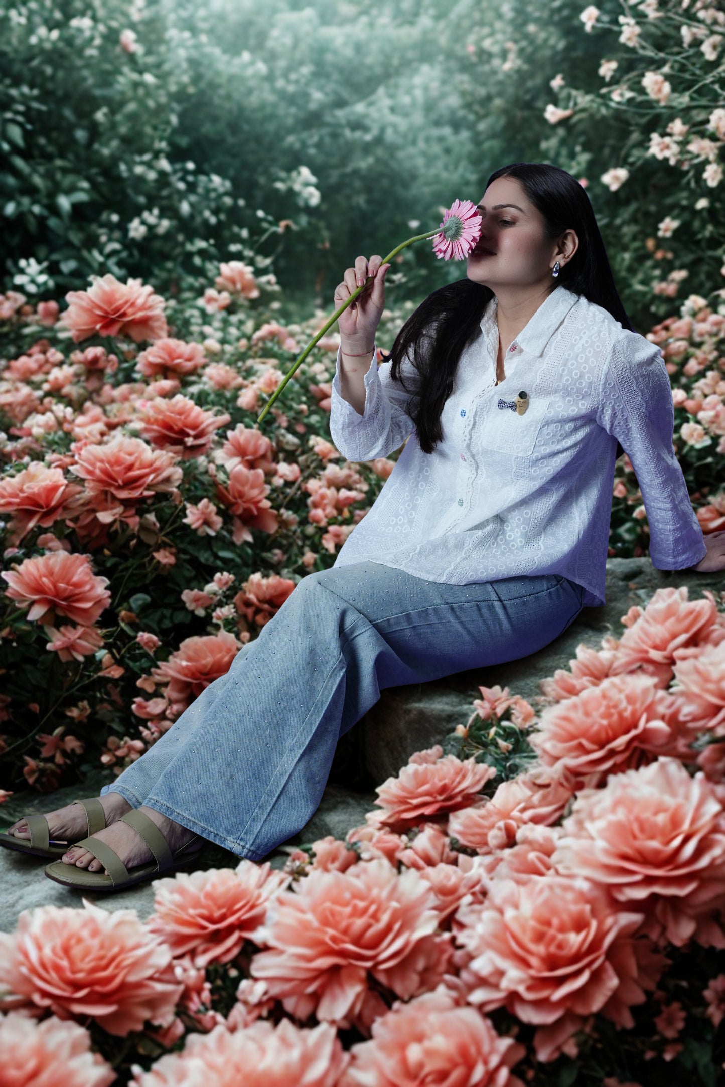 Carrot & Bow 3D Charm Shirt