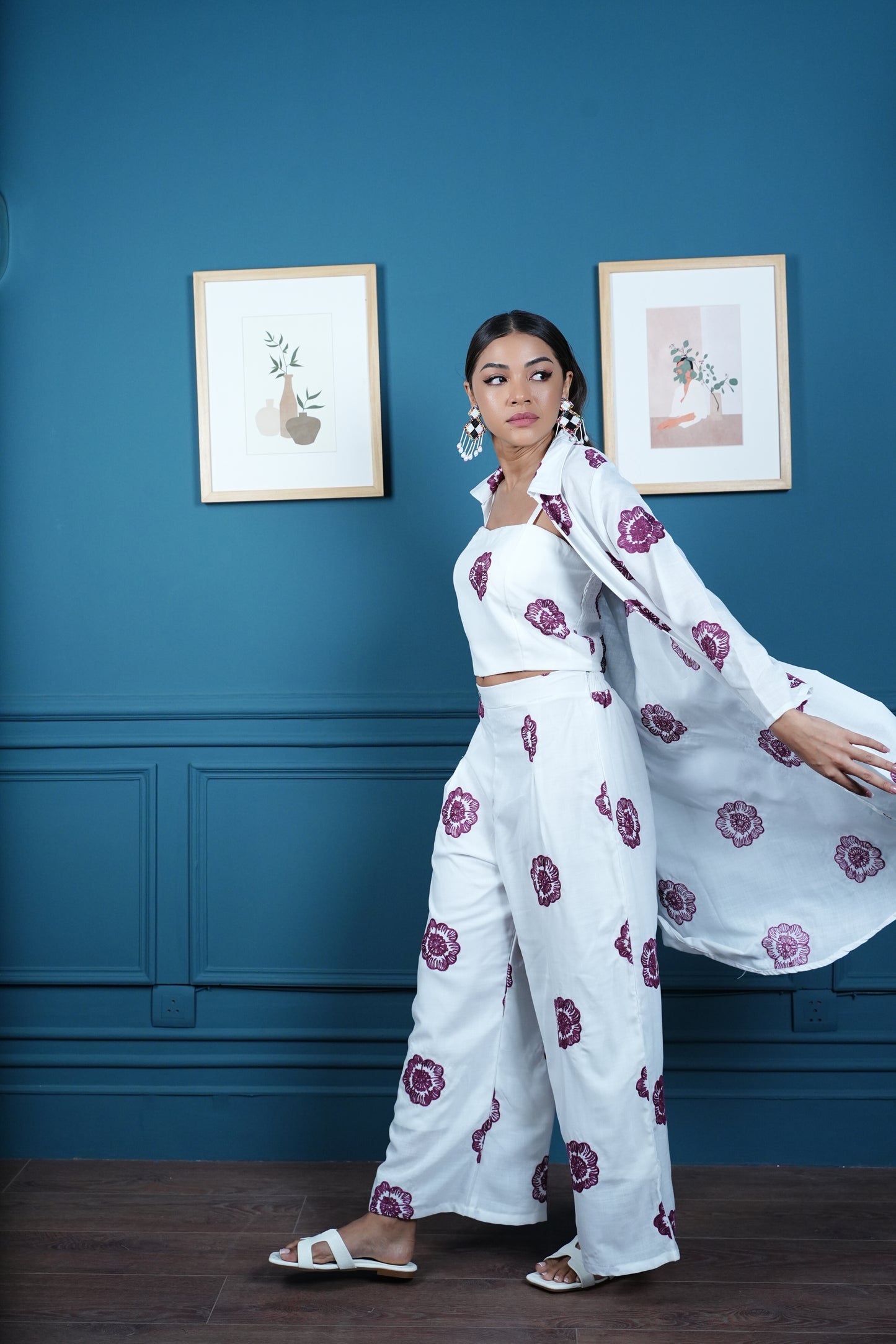 Wine Whimsy 3-Piece Co-ord Set