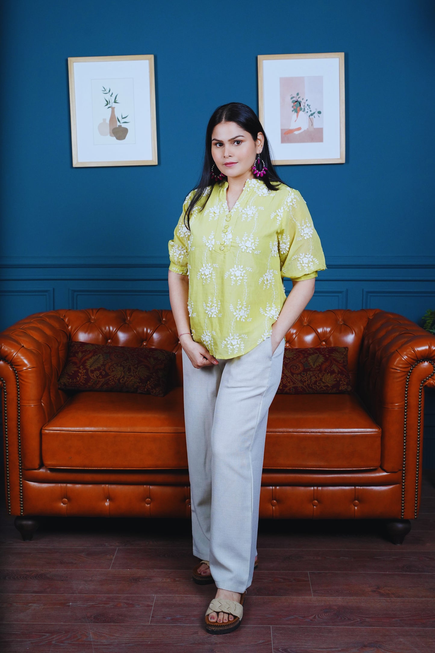 Bloom & Ease Avocado Co-ord Set