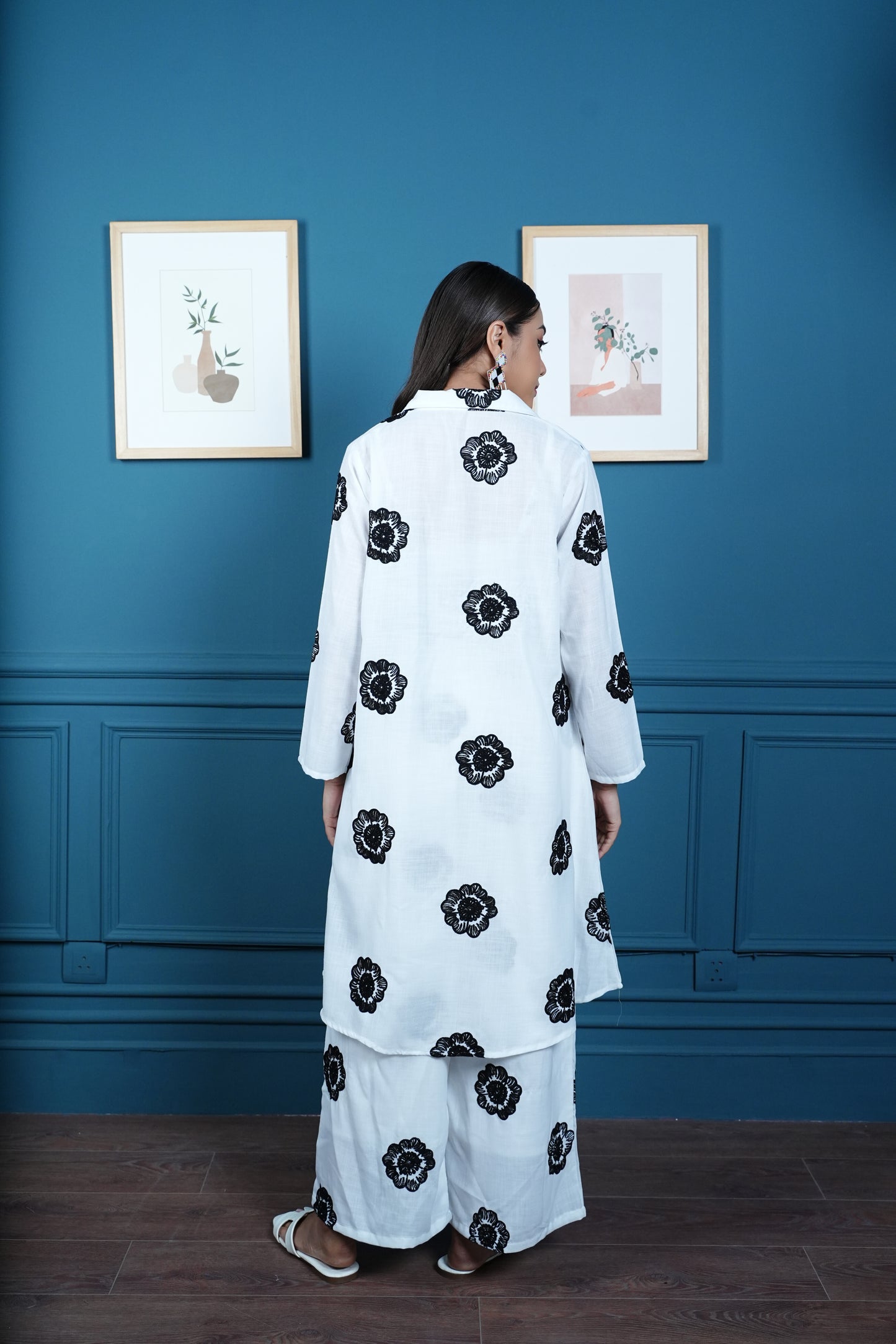 Flora Noir 3-Piece Co-ord Set