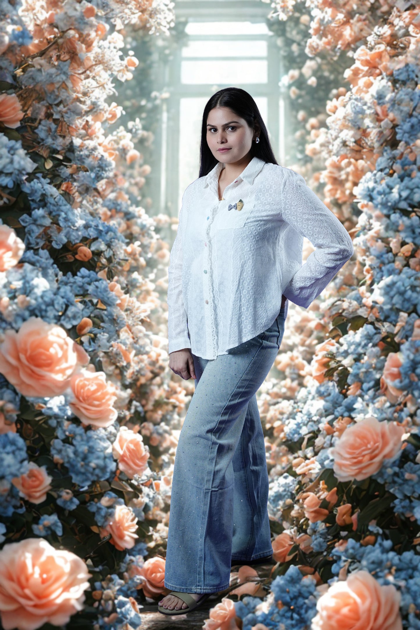 Carrot & Bow 3D Charm Shirt