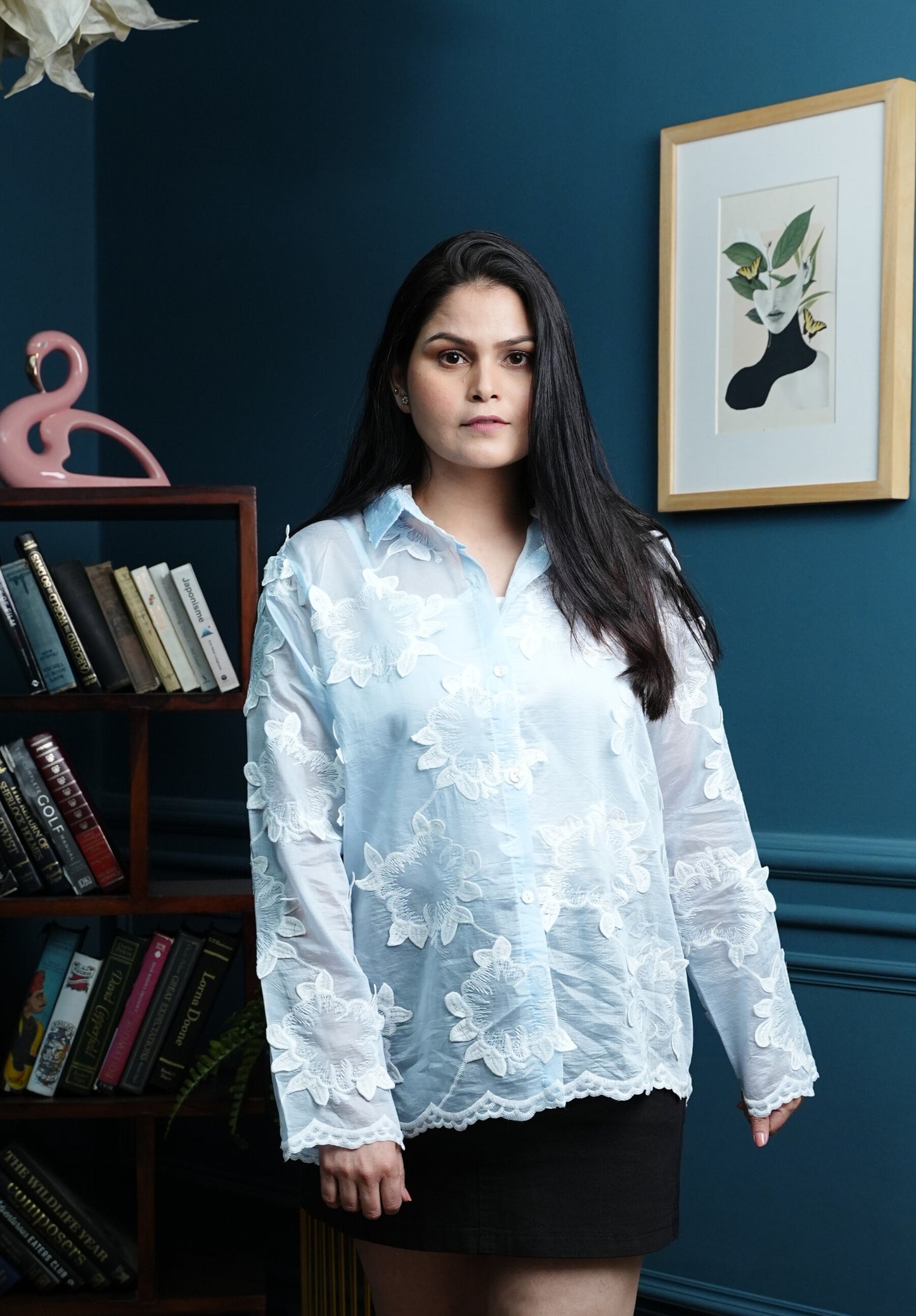 Skyline Bloom 3D Shirt & Cami Set