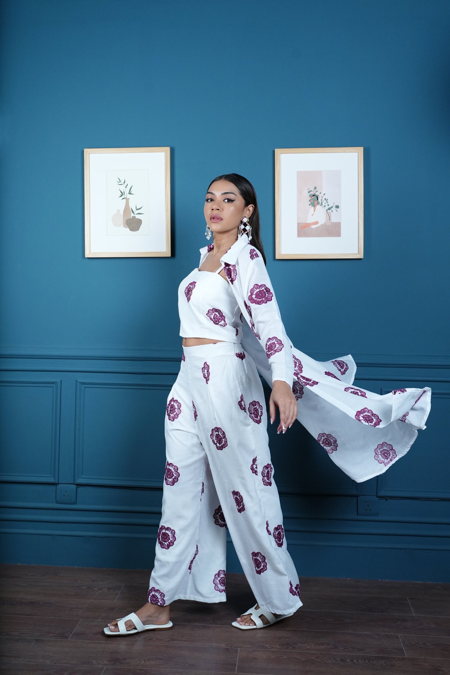 Wine Whimsy 3-Piece Co-ord Set