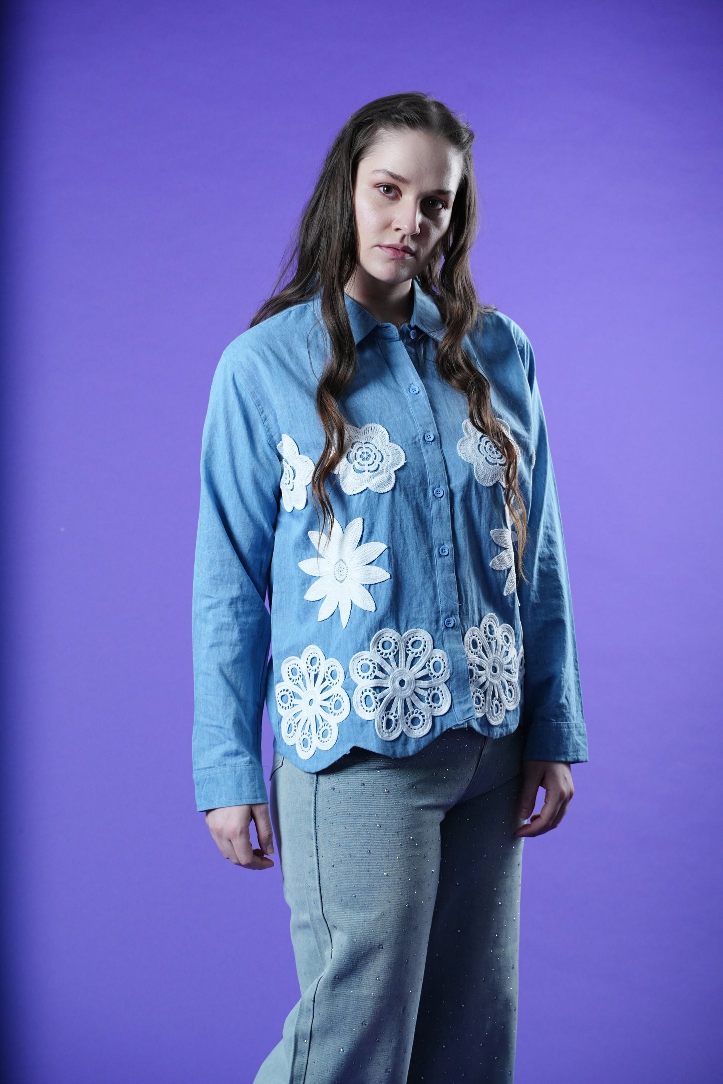 Wildflower Muse Denim Shirt