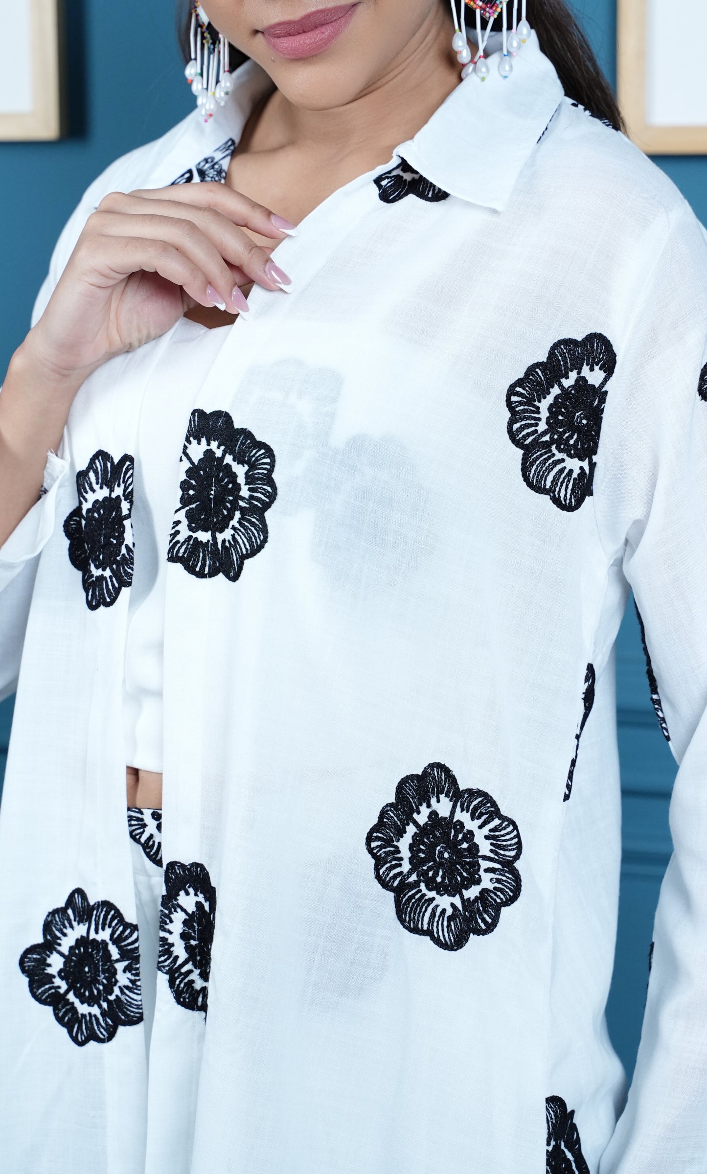 Flora Noir 3-Piece Co-ord Set