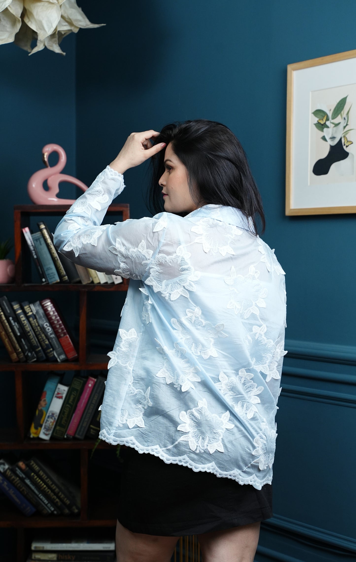 Skyline Bloom 3D Shirt & Cami Set