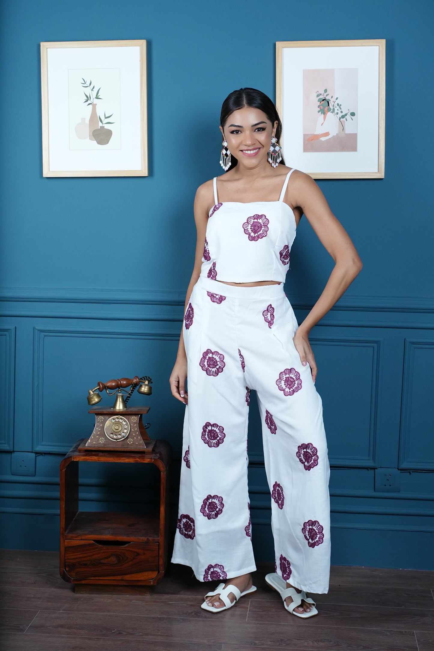 Wine Whimsy 3-Piece Co-ord Set