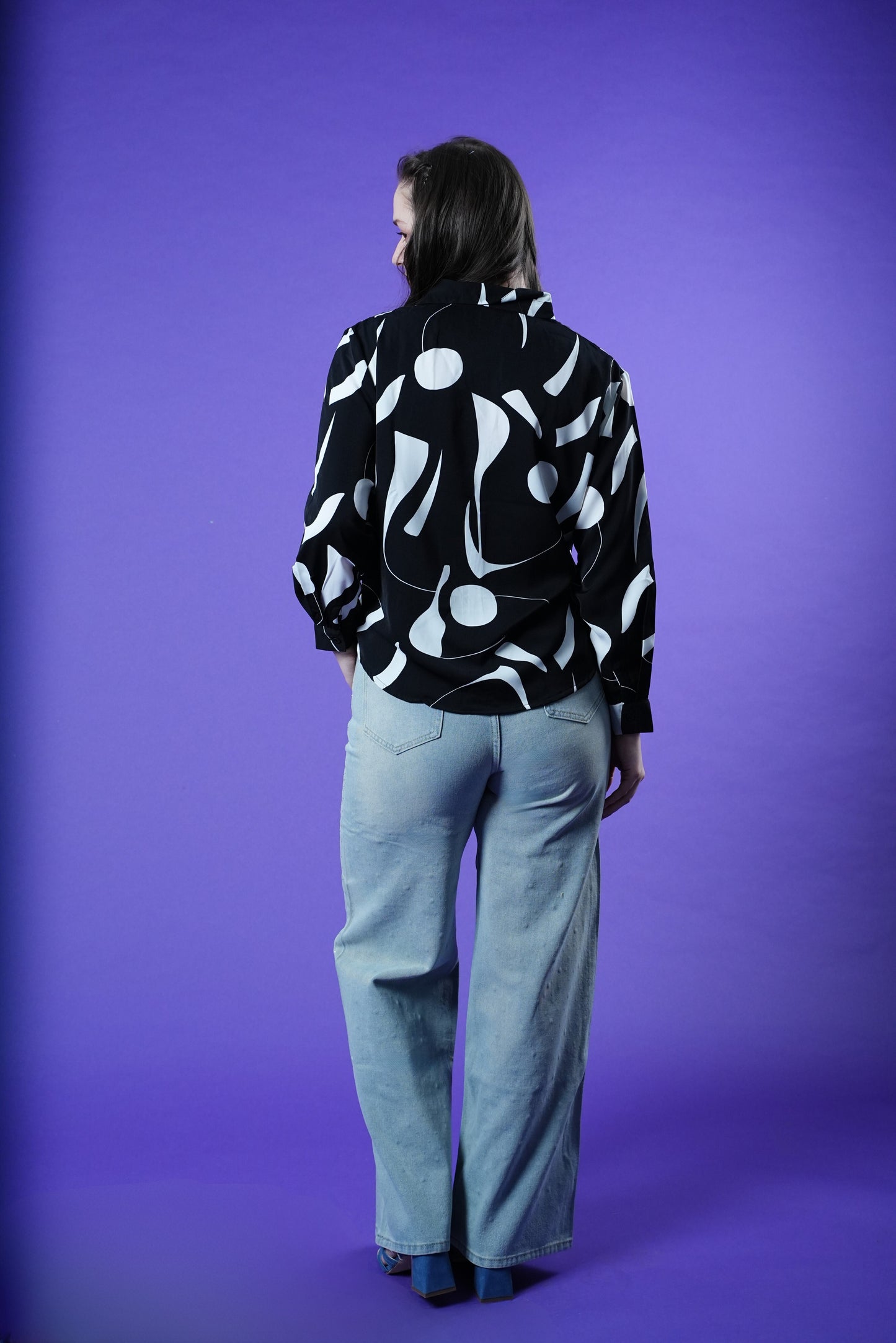 Ink Mist Monochrome Luxe Shirt