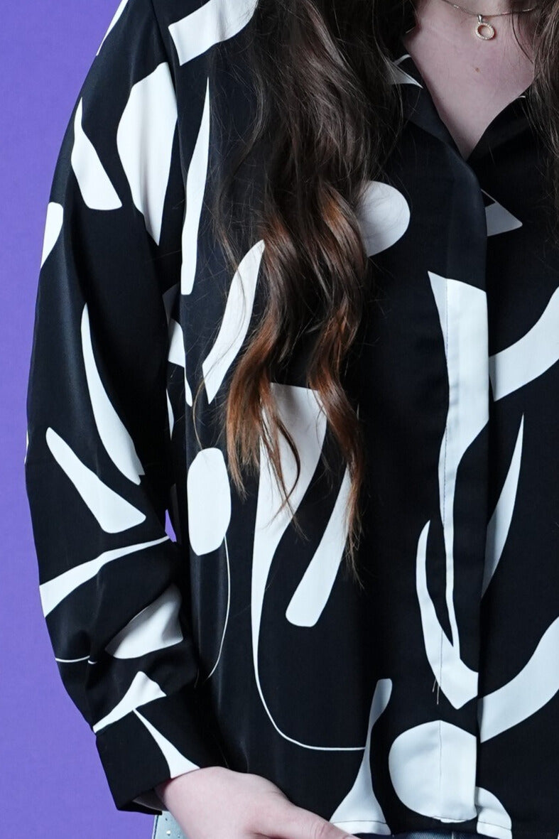 Ink Mist Monochrome Luxe Shirt