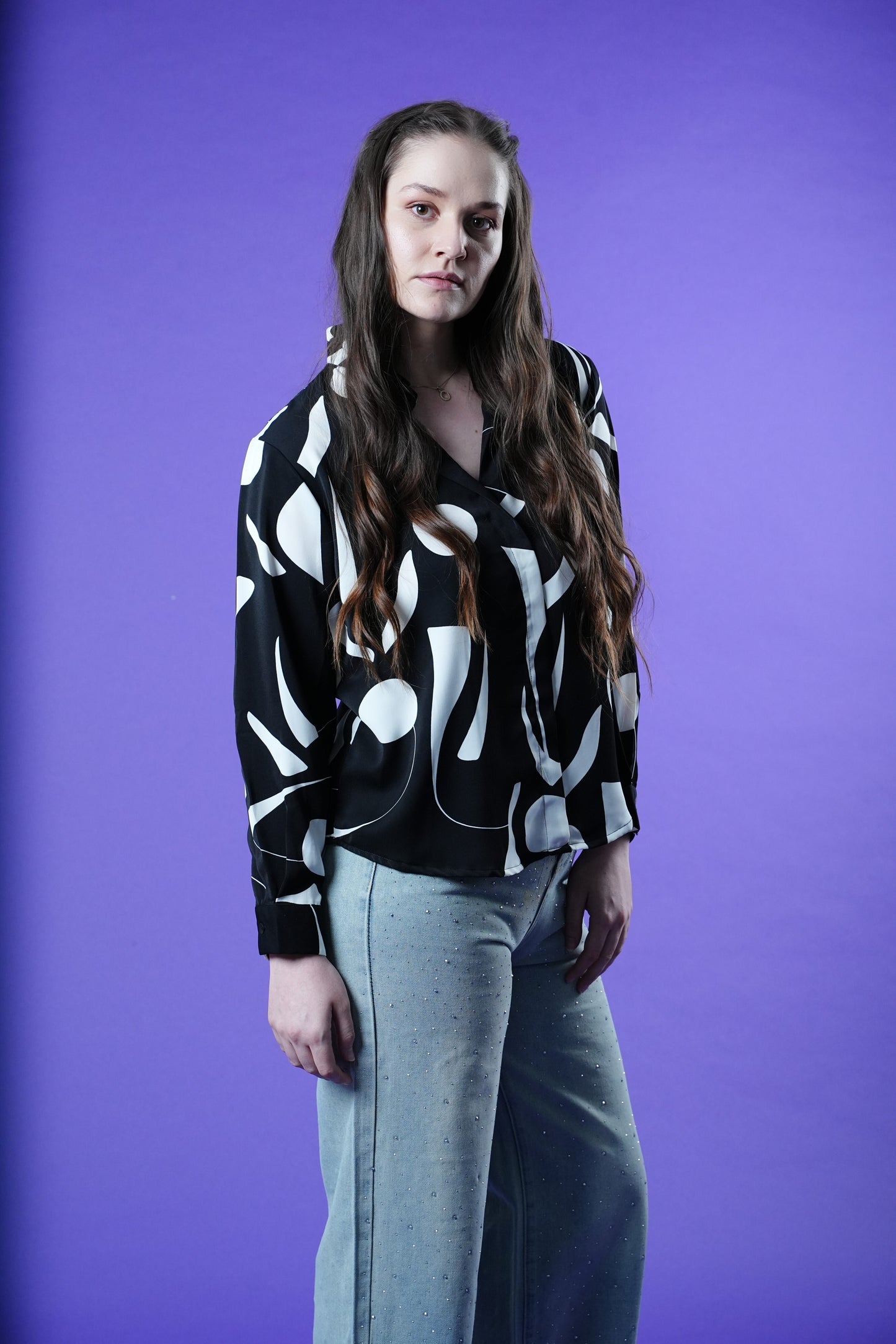 Ink Mist Monochrome Luxe Shirt