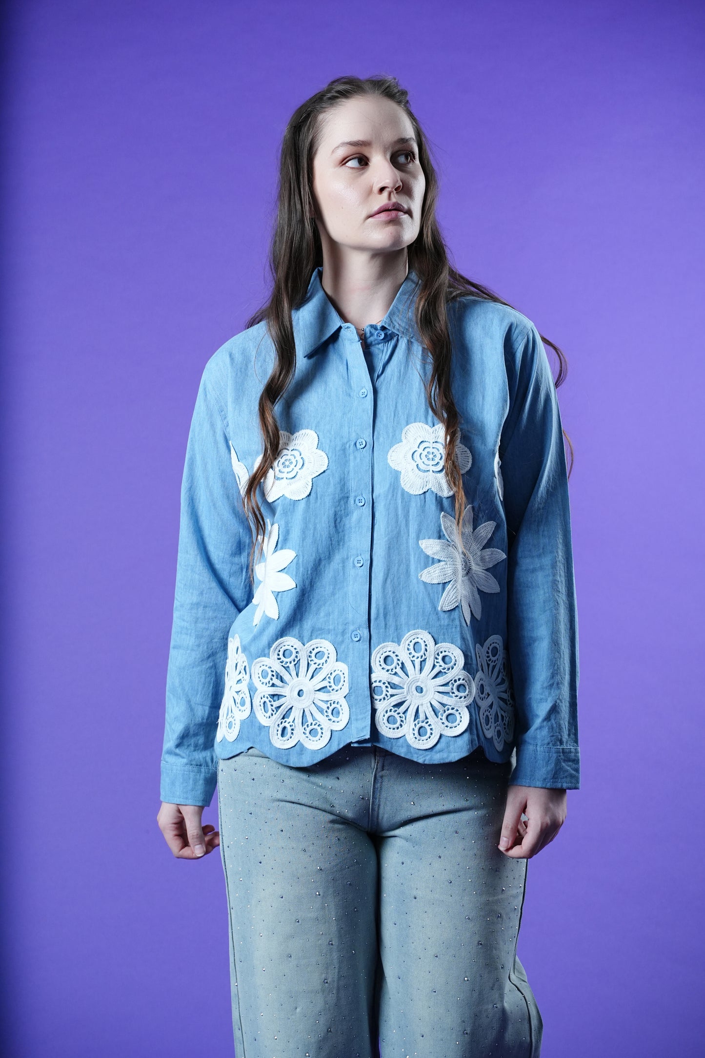 Wildflower Muse Denim Shirt