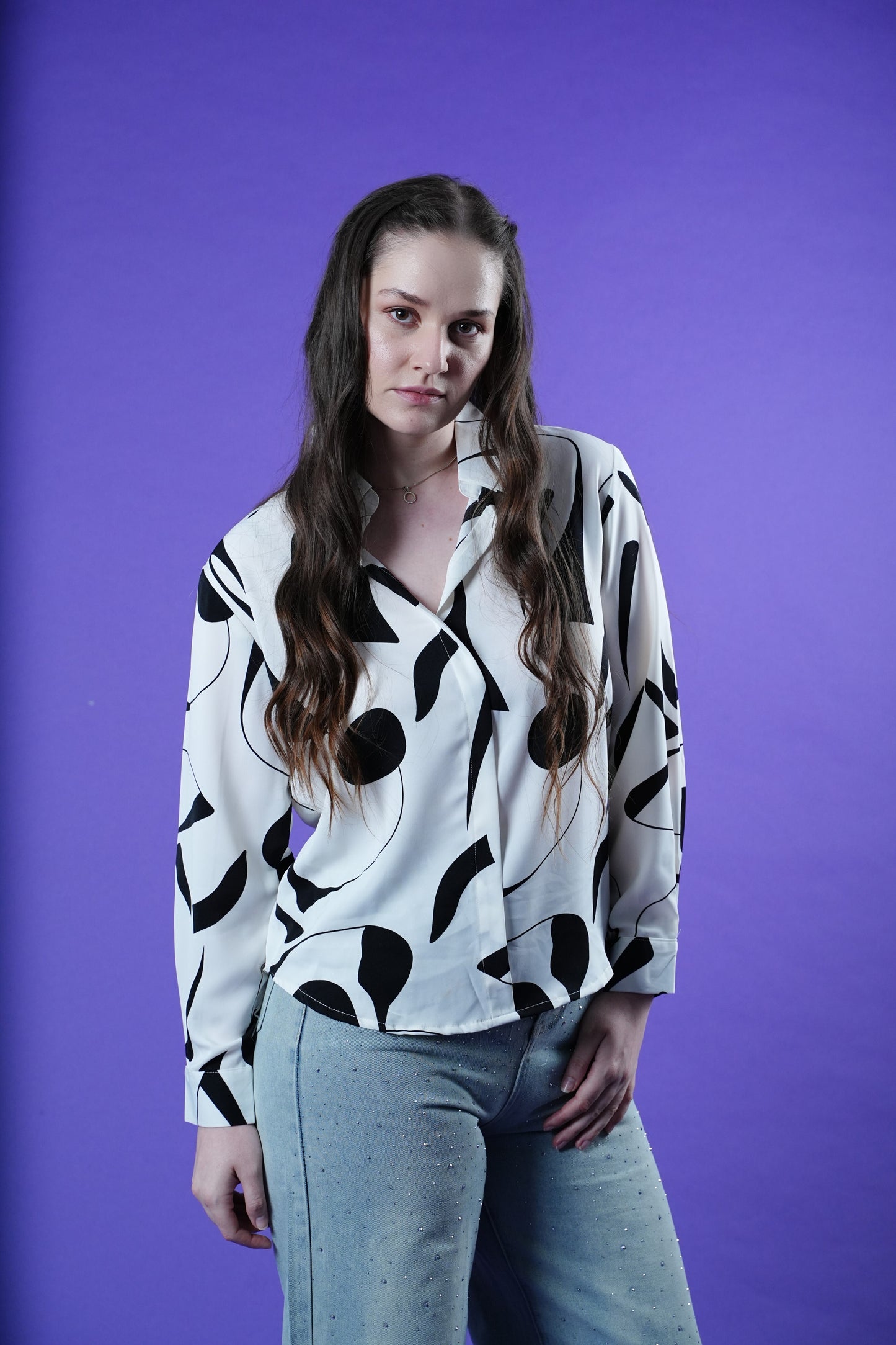 Canvas Chic Button-Up Shirt